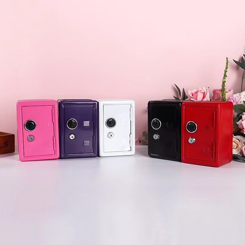 Boxes Portable Mini Metal Safe Box