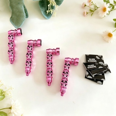 Novelty Storage Tubes Skull‑Shaped Punk Portable Tube