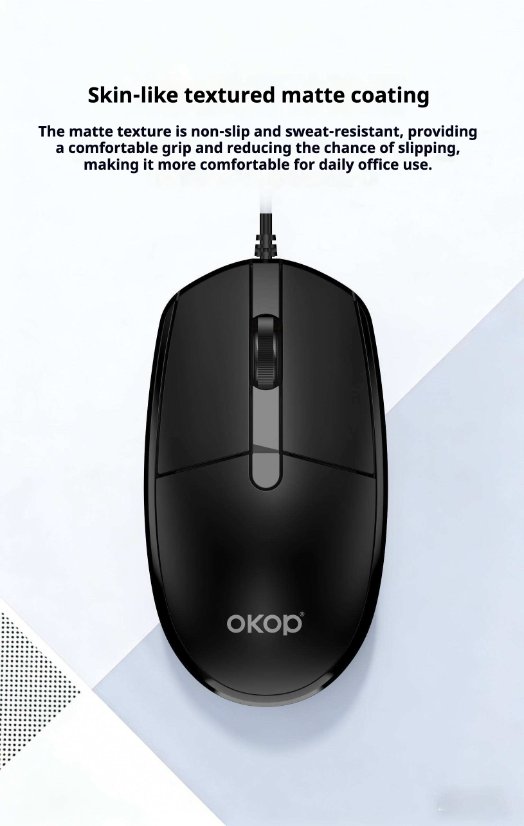 Mouse and keyboard KP-S400 wired mouse