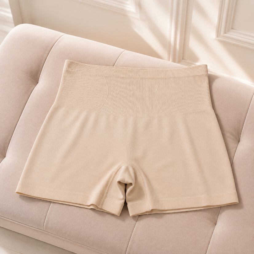 Boxer shorts High‑Waist Stretch Women Boyshort Underwear, Cotton Crotch Breathable Panties