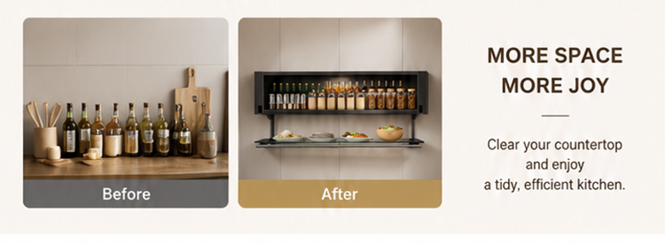 Dish Rack Wall‑Mounted Kitchen Shelf