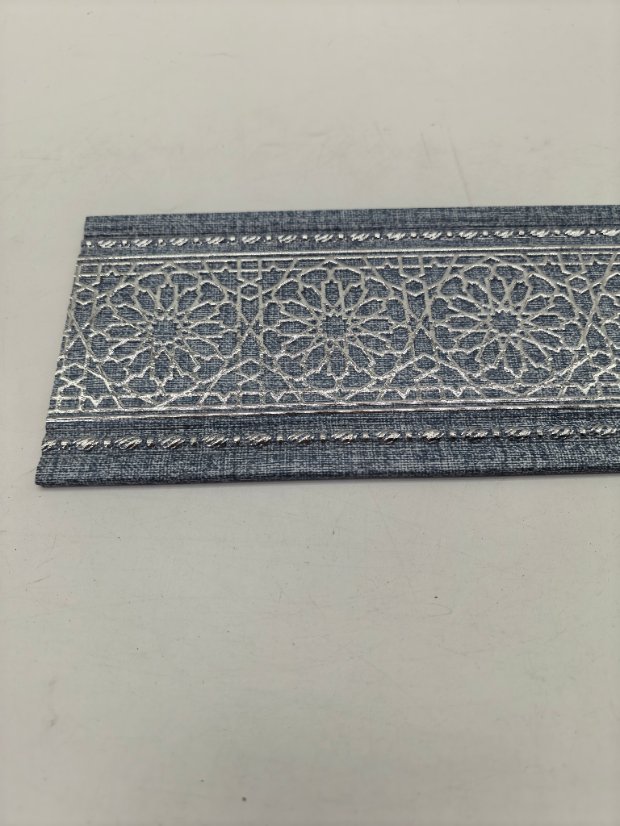 decor line PS Islamic Geometric Embossed Molding, Rope Border Gold & Silver Frame Trim