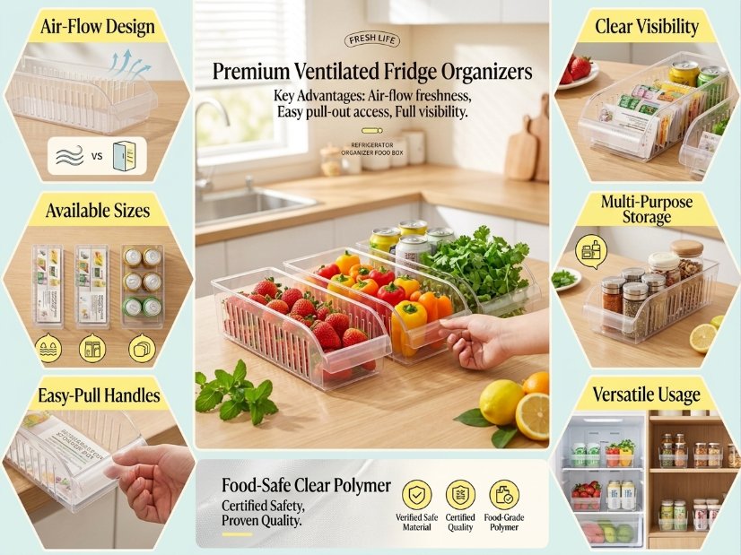 Refrigerator Organization Refrigerator Storage Organizer