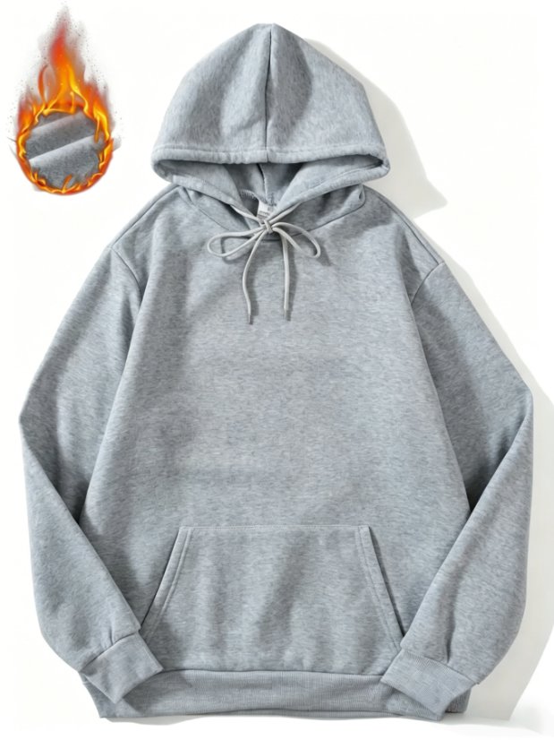 Jacket DS02 Hooded Solid Sweatshirt