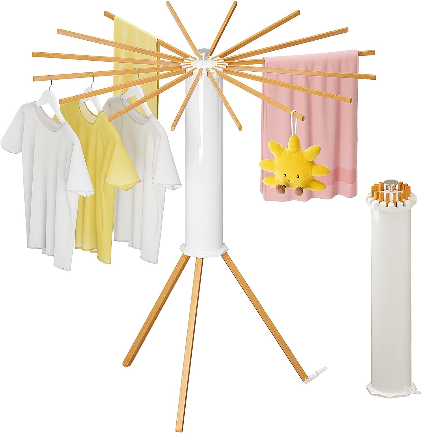 Storage – Cleaning – Drying Racks Floor-Standing Clothes Drying Rack