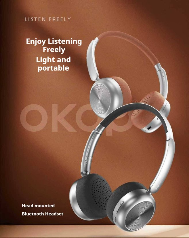 Over-Ear Headphones KP-H106 Wireless Bluetooth Headphones