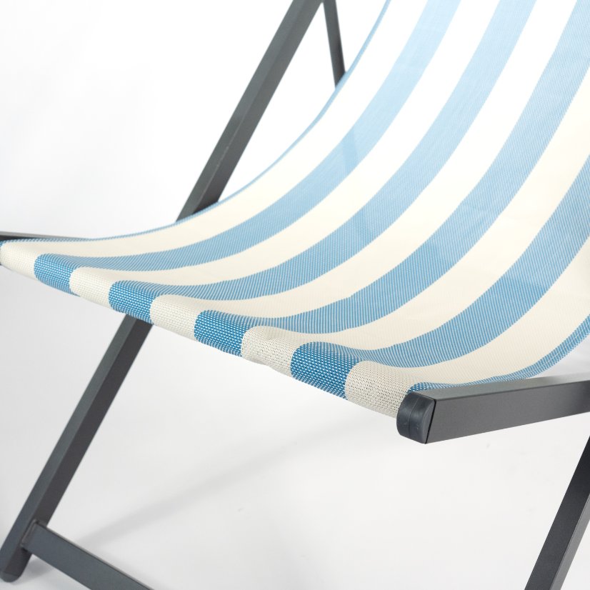 Beach Chair Square Tube Chair with 5 Recline Positions