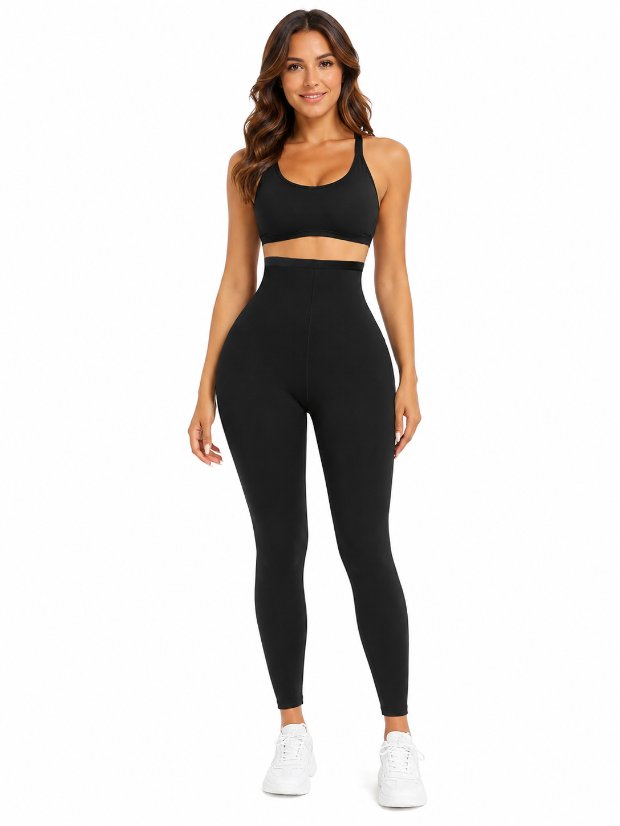 legging-shorts-capri-pant Sauna Sweat Pant for Women Sweat Waist Trainer Control Sauna Suit Workout Legging