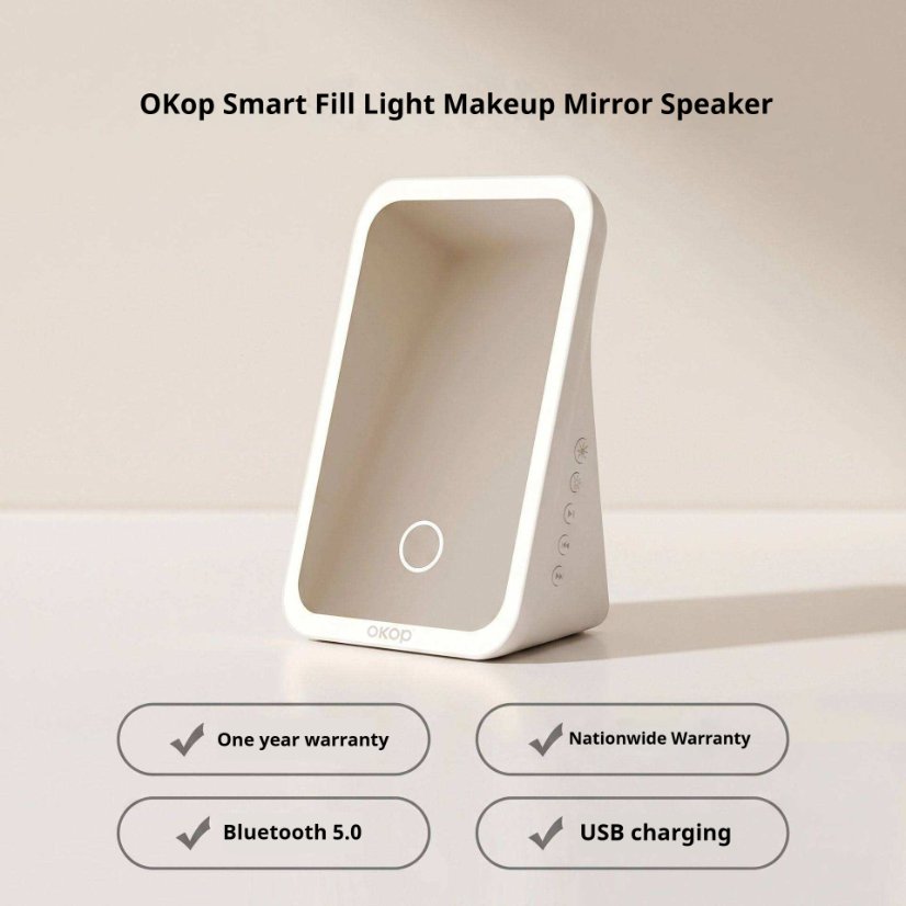 Portable Outdoor Bluetooth Speaker KP-863 LED makeup mirror wireless bluetooth speaker