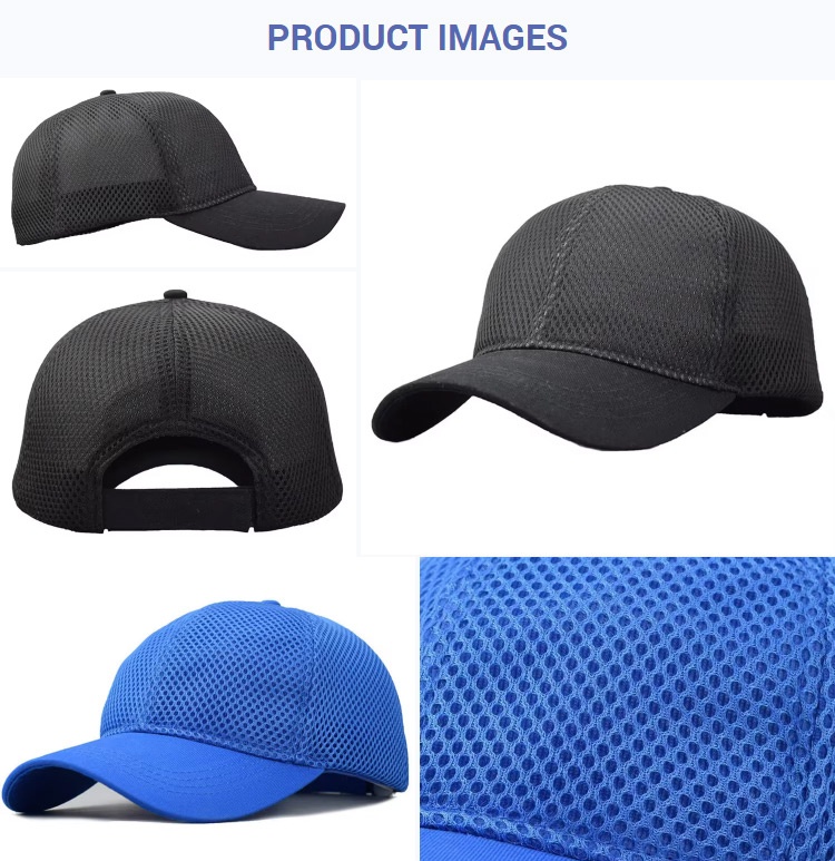 Sports Caps Full 3D Mesh Breathable Adjustable Baseball Cap Ultra Breathable Lightweight Outdoor Running Fishing Curved Brim Sports Hat