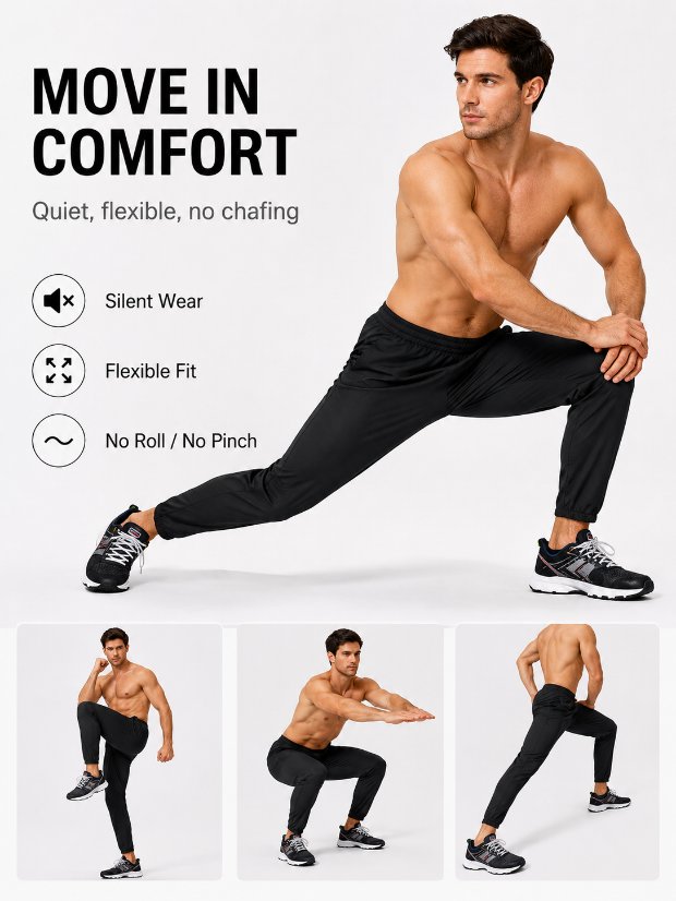 legging-shorts-capri-pant Sauna Suit Sweat Shapewear Pants Joggers Trousers Boxing Workout Weight Loss Body Shaper Sweatsuit Exercise Men