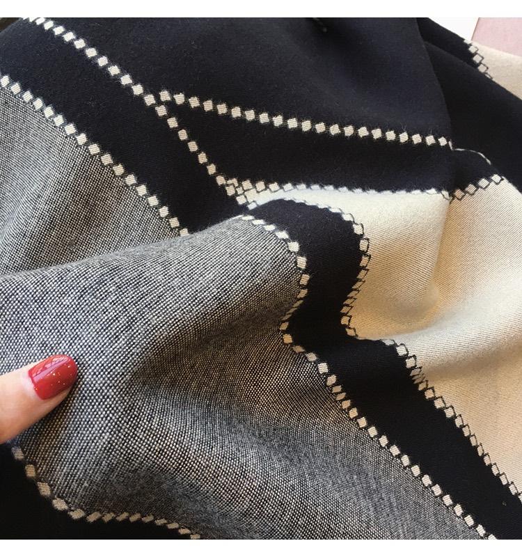 Faux Cashmere Scarves Faux Cashmere Jacquard Scarf and Shawl