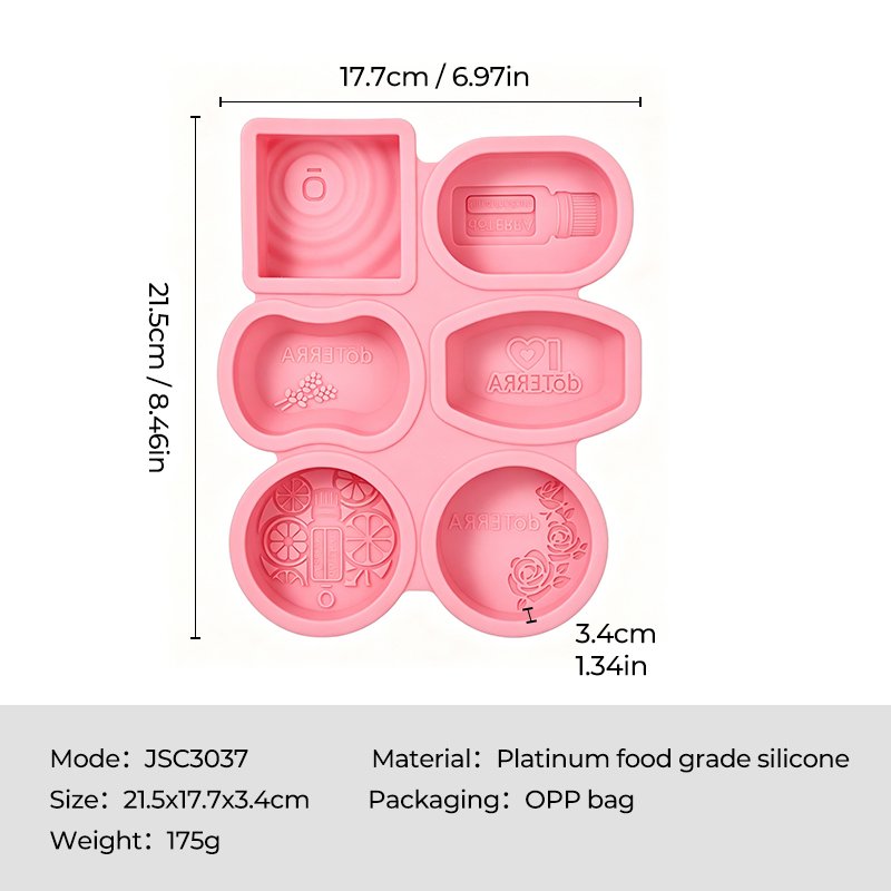 Hot Custom Silicone Body Soap Molds Multiple Shapes Square Oval Corn Pattern LFGB Non Stick Versatile for DIY Soap Making