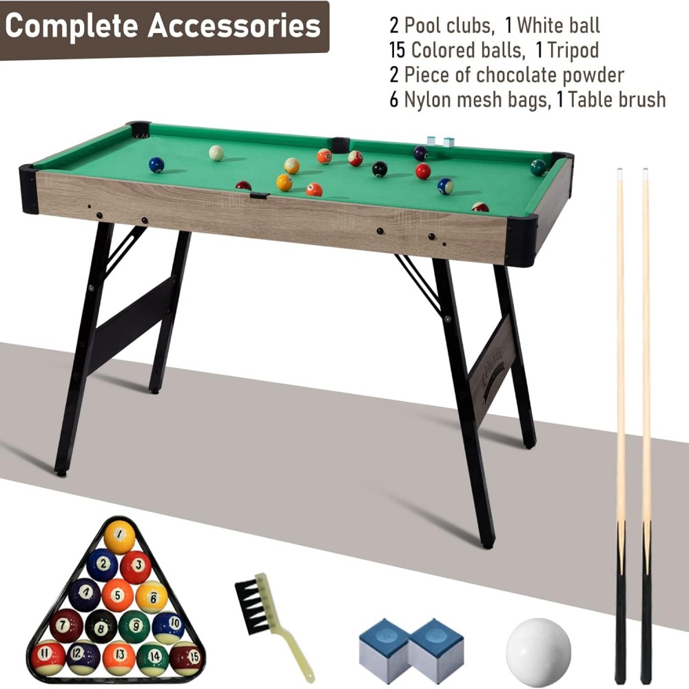 Pool Table 4FT Folding Pool/Billiard Table