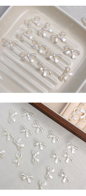 Imitation Pearl Beads bow bead