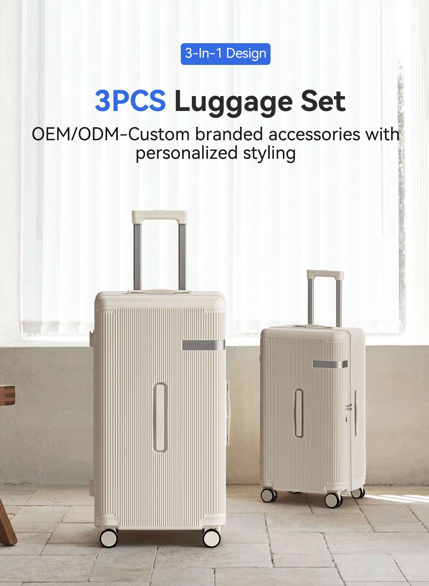 3 Piece Luggage Sets 6039