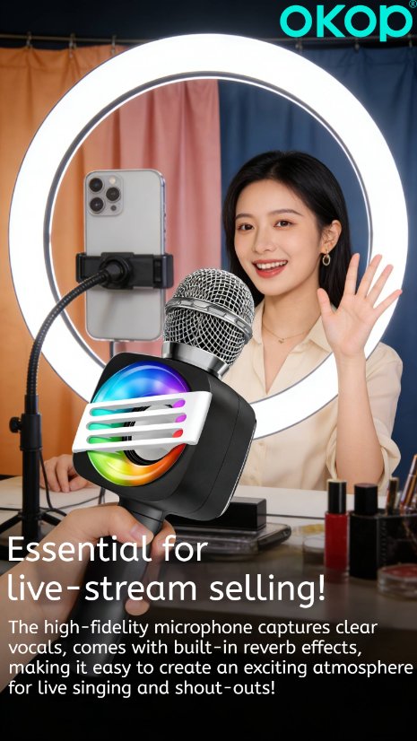 Handheld Microphone KP-M111 Wireless microphone