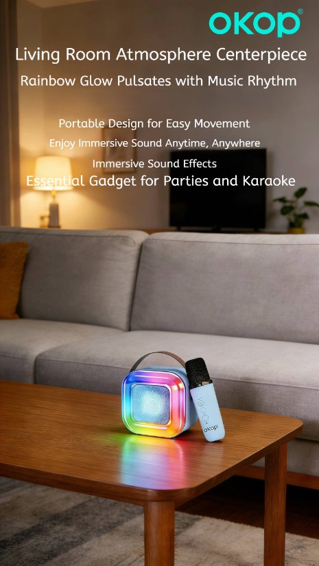 Karaoke Speaker System KP-K07 Wireless Bluetooth Microphone Speaker