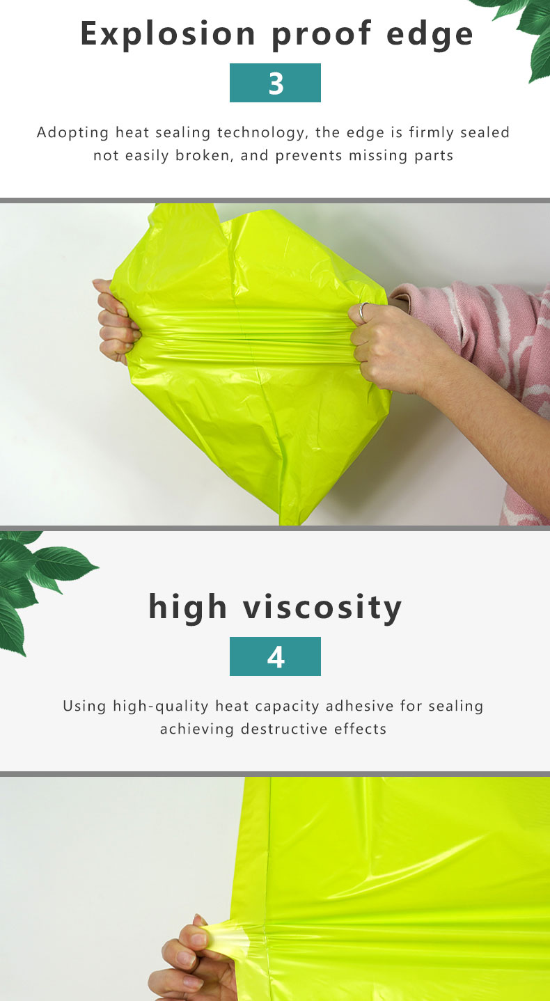 Green Poly Mailers Green Virgin-Plastic Poly Mailer Bags