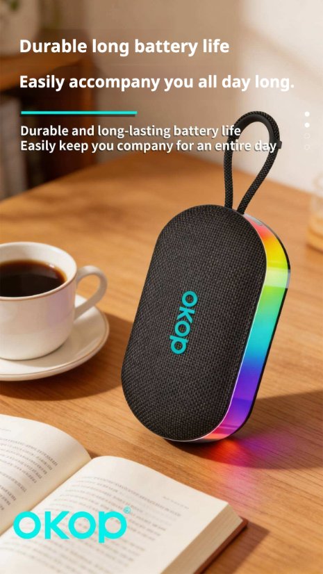Portable Outdoor Bluetooth Speaker KP-849 Portable Wireless Bluetooth Speaker – Home, Outdoor, Waterproof, Car-Compatible; Hi-Fi Sound with Deep Bass