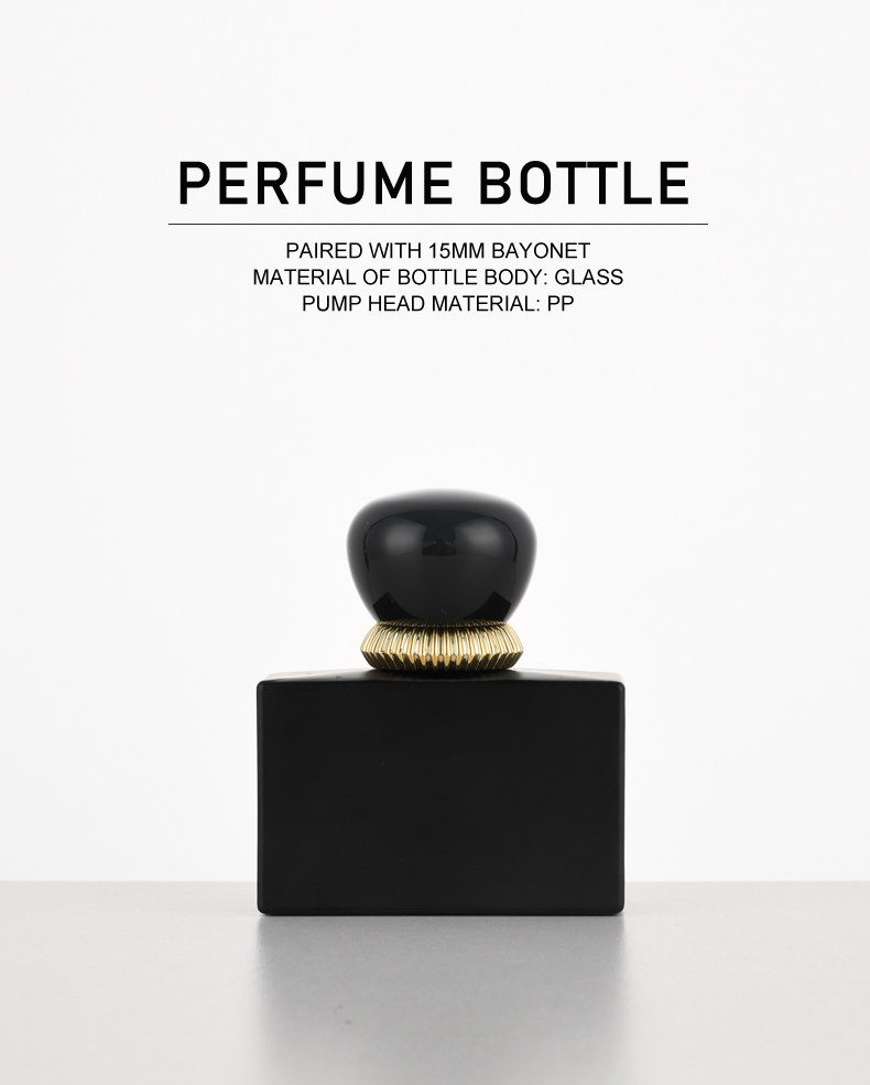frasco de perfume 50ml Classic Black Premium Perfume Spray Bottle