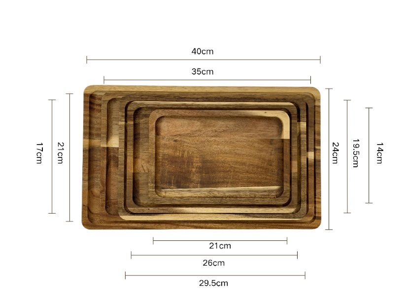 Catchall Tray Rounded Rectangle Tray | Custom Sizes Available