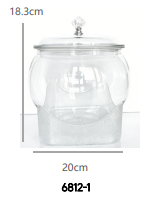 Square-bottom sealed jar Square‑Bottom Airtight Jar 6811‑1 Series