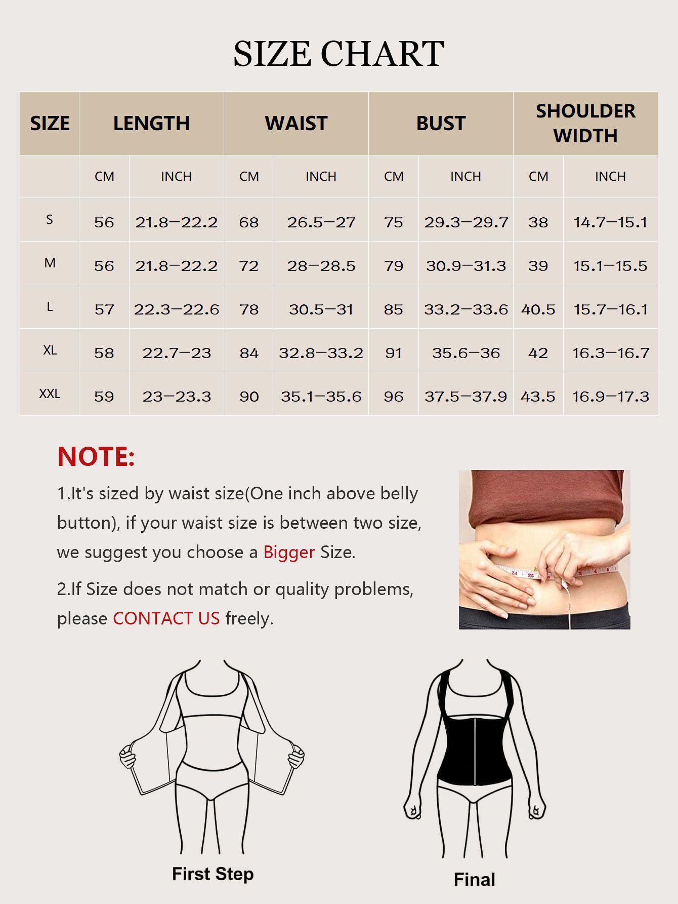 Activewear Waist Cincher Vest 