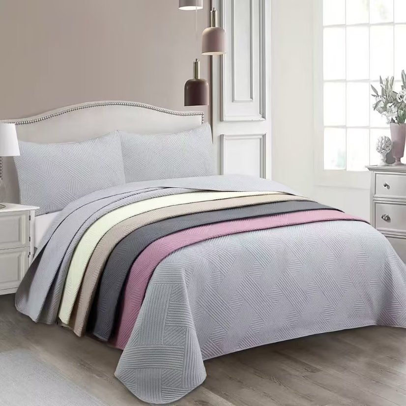 Bedding Quilted Bedspread 3-Piece Set