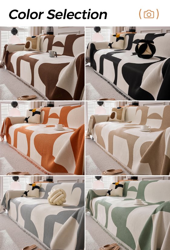 Jacquard sofa throw Mika Sofa Throw