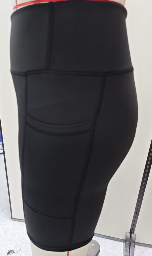 Yoga shorts Cross-Border Women‘s Yoga Shorts with Pockets | Naked-Feel High-Waist Gym Shorts — Style 60740