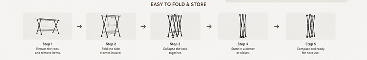 Multifunctional Drying Rack Multifunctional Drying Rack – Horseshoe Style