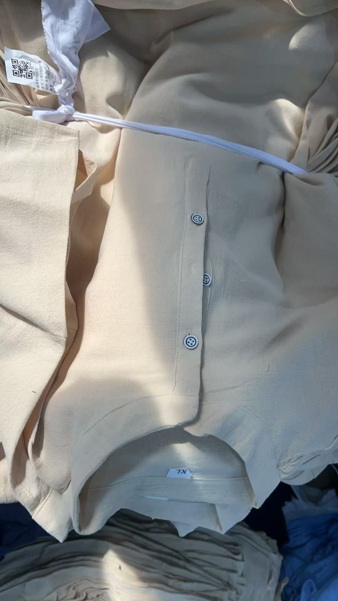 Short-sleeved shirt Short-Sleeve Linen-Cotton Shirt