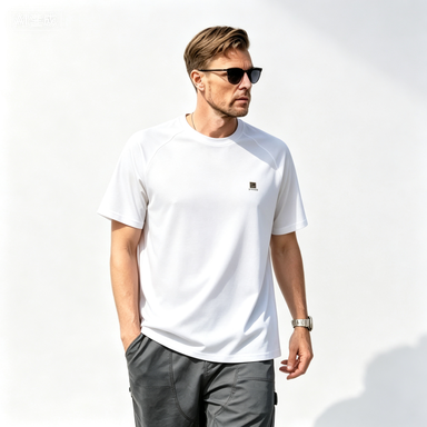 Short-Sleeve T-Shirts Men's Ice-Cool Raglan-Sleeve Crew-Neck T-Shirt