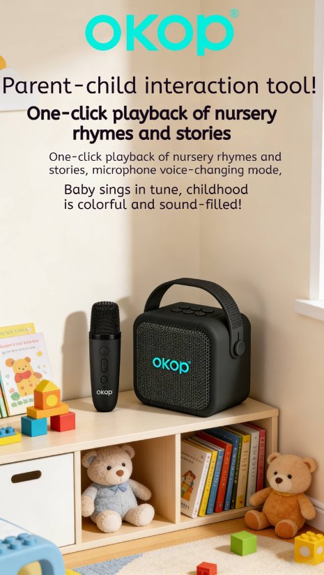 Karaoke Speaker System KP-K05 Wireless Bluetooth Microphone Speaker