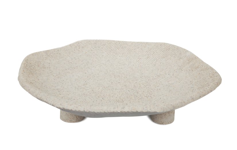 Resin Decorations Resin tray with sandstone texture high-quality sandstone tray natural style tray