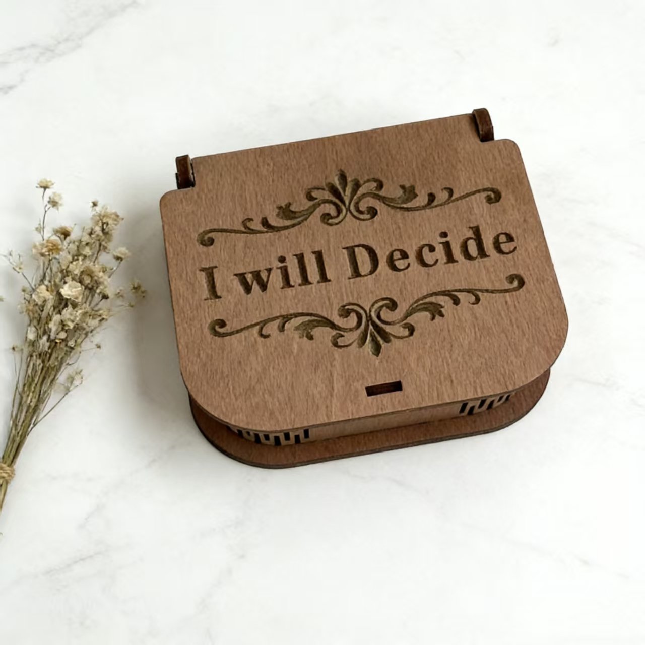 Holidays, gifts Creative Gift Decision Tool with Decision Coin