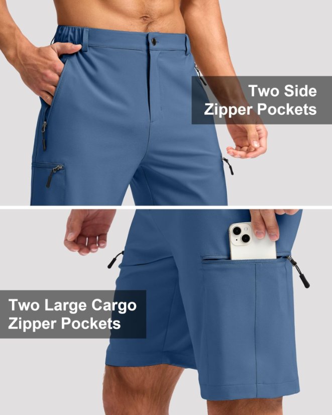 men cargo short High Quality Outdoor Shorts Men Quick Dry Water Resistant Lightweight Hiking Cargo Shorts for Fishing Travelling