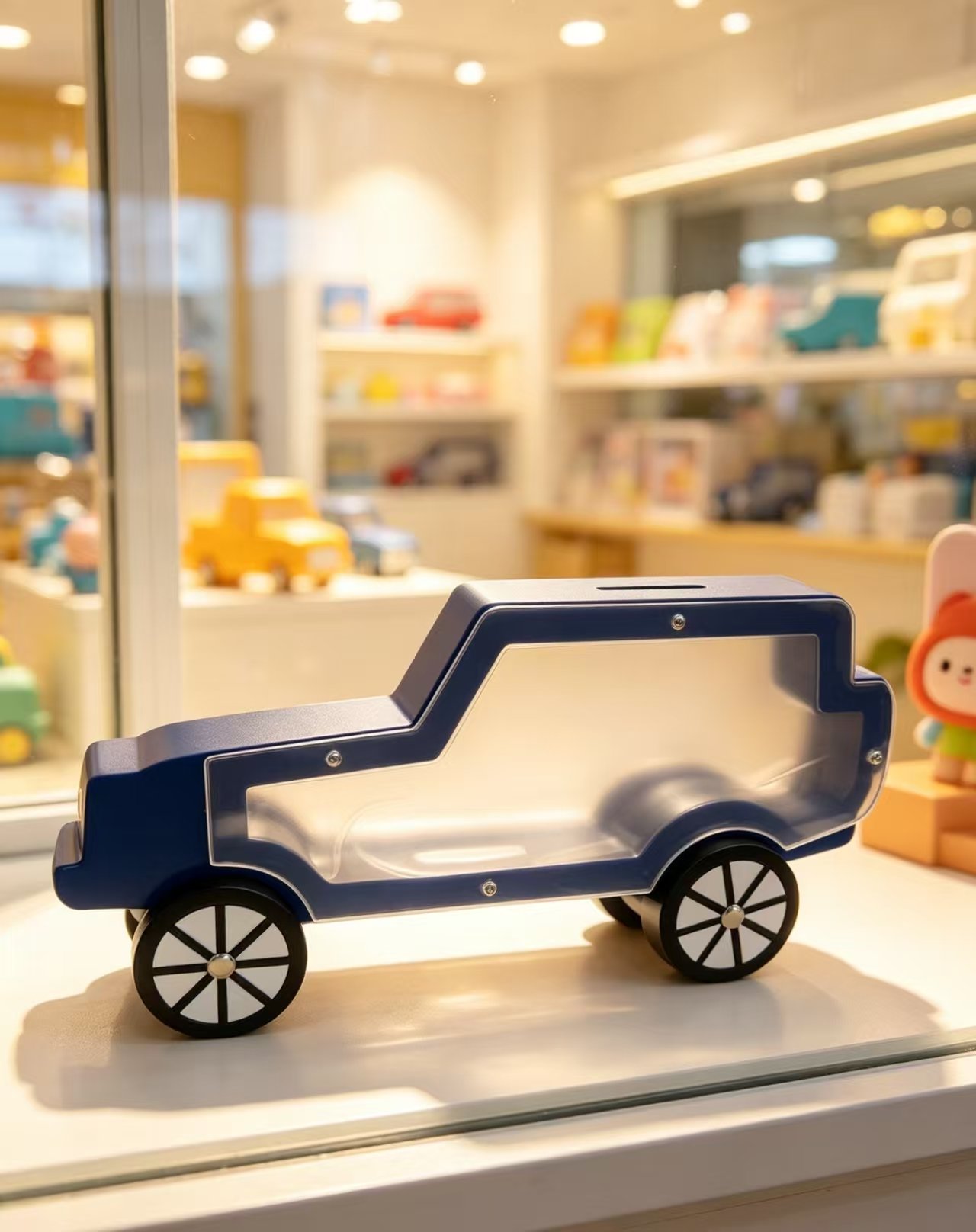 Holidays, gifts Solid Wood Car Shape Piggy Bank