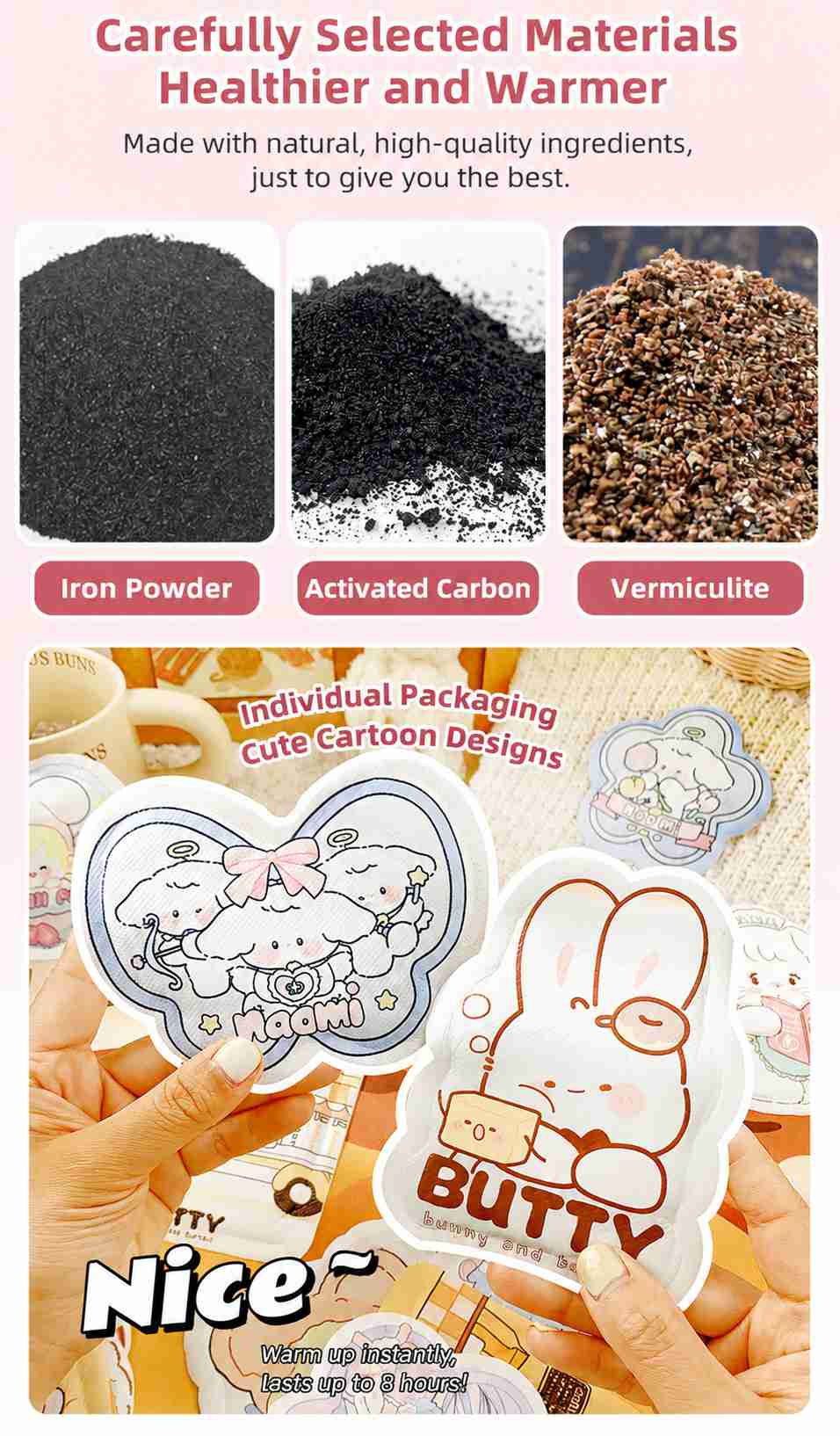 Body Warmer Patch 23. Shaped Heat Patches