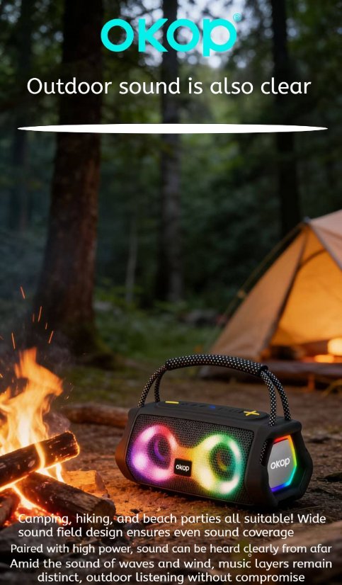 Portable Outdoor Bluetooth Speaker KP-812 Portable wireless bluetooth speaker