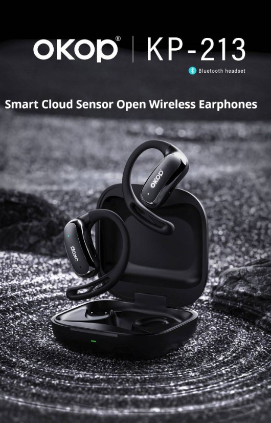 TWS Earbuds KP-213 Wireless Bluetooth Ear-Hook Earphones