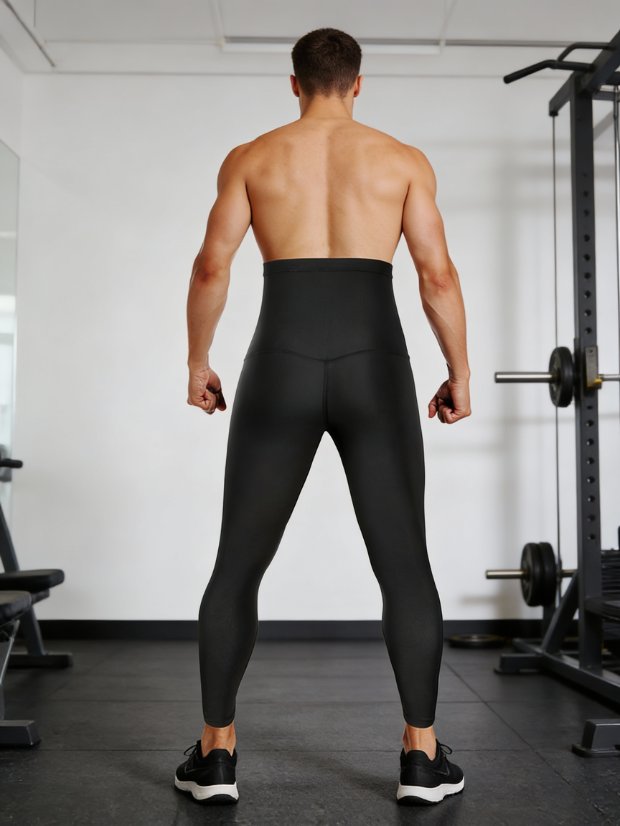 vest-top-tshirt-jacket-bra-tank Sauna Pants for Men High Waist Sauna Sweat Leggings Compression Workout Legging Sauna Suit 