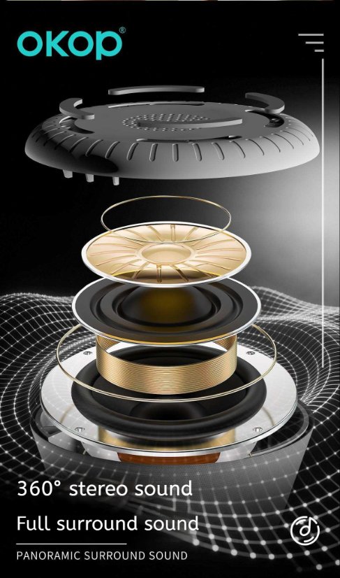 Portable Outdoor Bluetooth Speaker KP-856 Wireless Charging Bluetooth Speaker