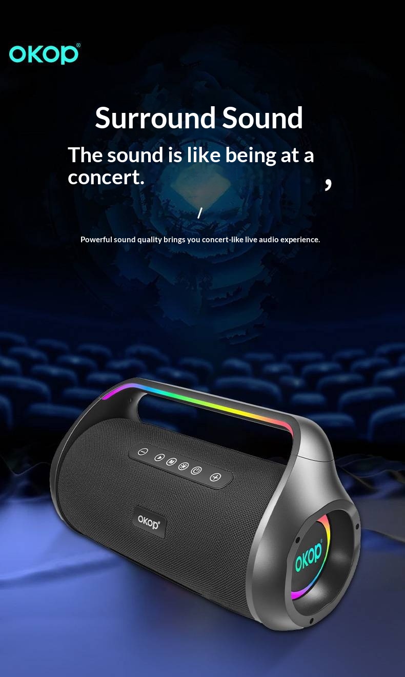 Portable Outdoor Bluetooth Speaker KP-553 Wireless Bluetooth Speaker