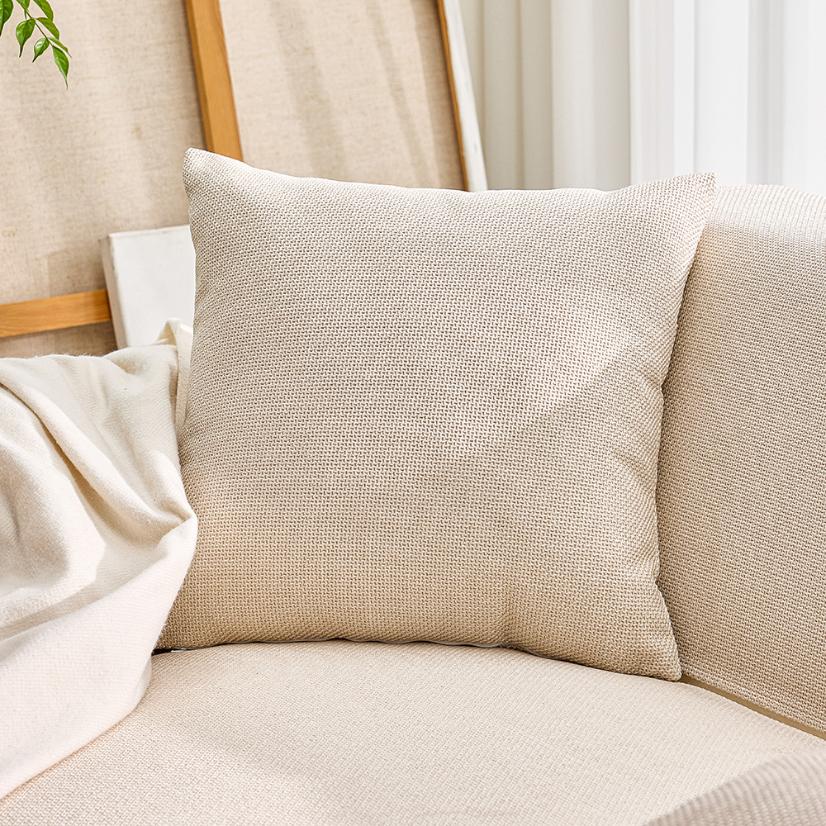 Sofa Seat Pads Cotton Linen Time