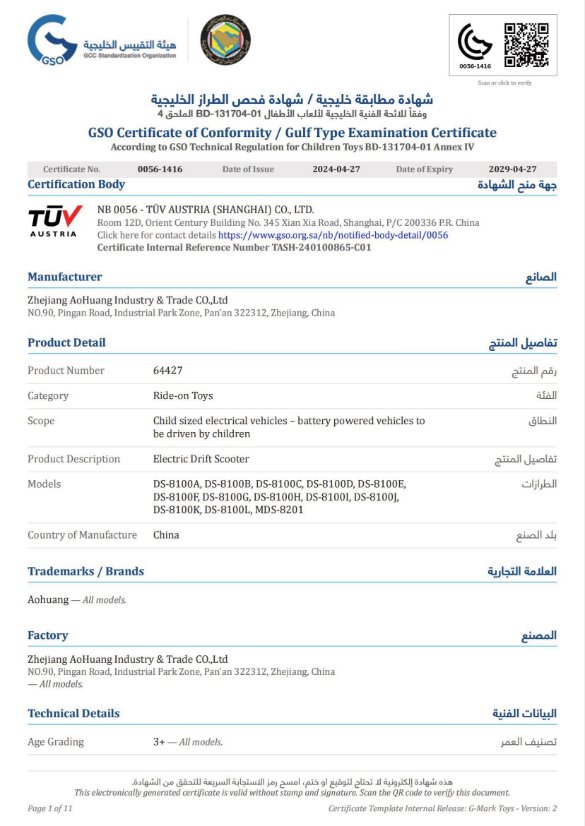 Certificate 1