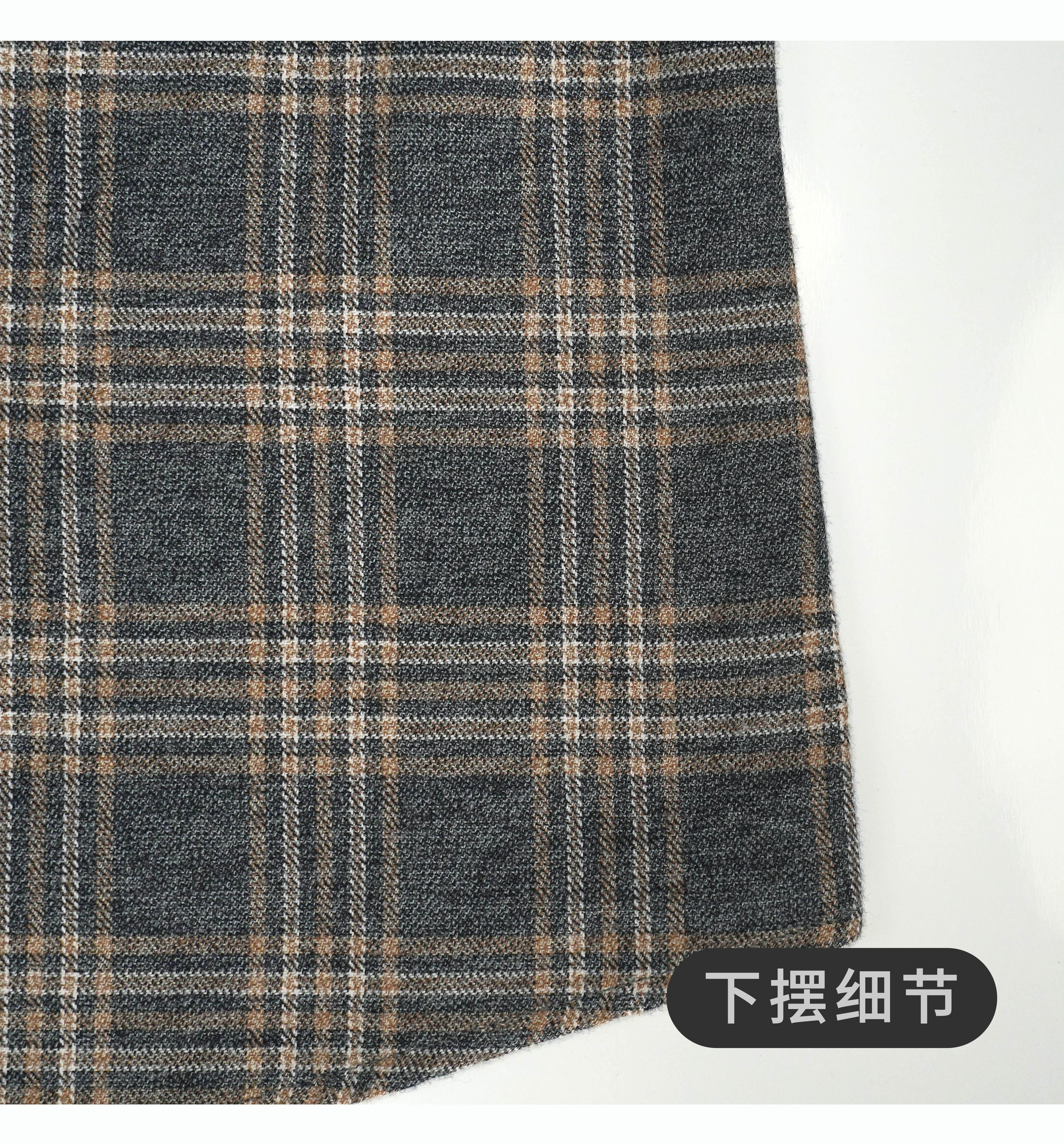 Casual Shirts Men's Brushed Plaid Shirt