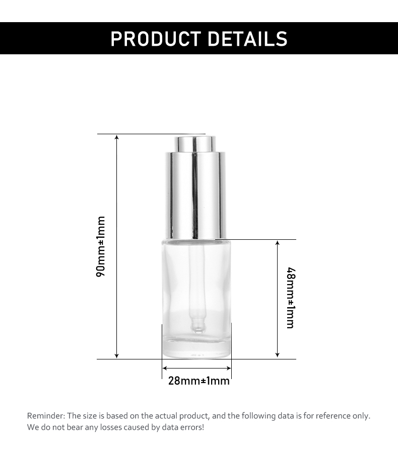 frasco cuentagotas 30ml In-Stock Press-Type Dropper Bottle – Customizable Colors