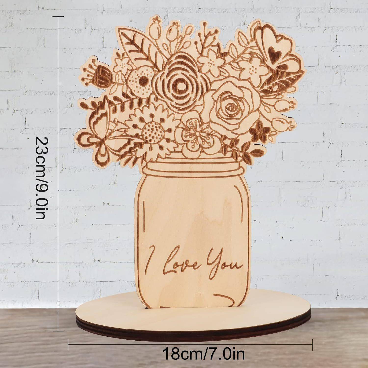 Holidays, gifts Mother's Day DIY Handmade Wooden Disc